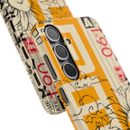 Retro Cassette Floral Phone Case