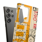 Retro Cassette Floral Phone Case
