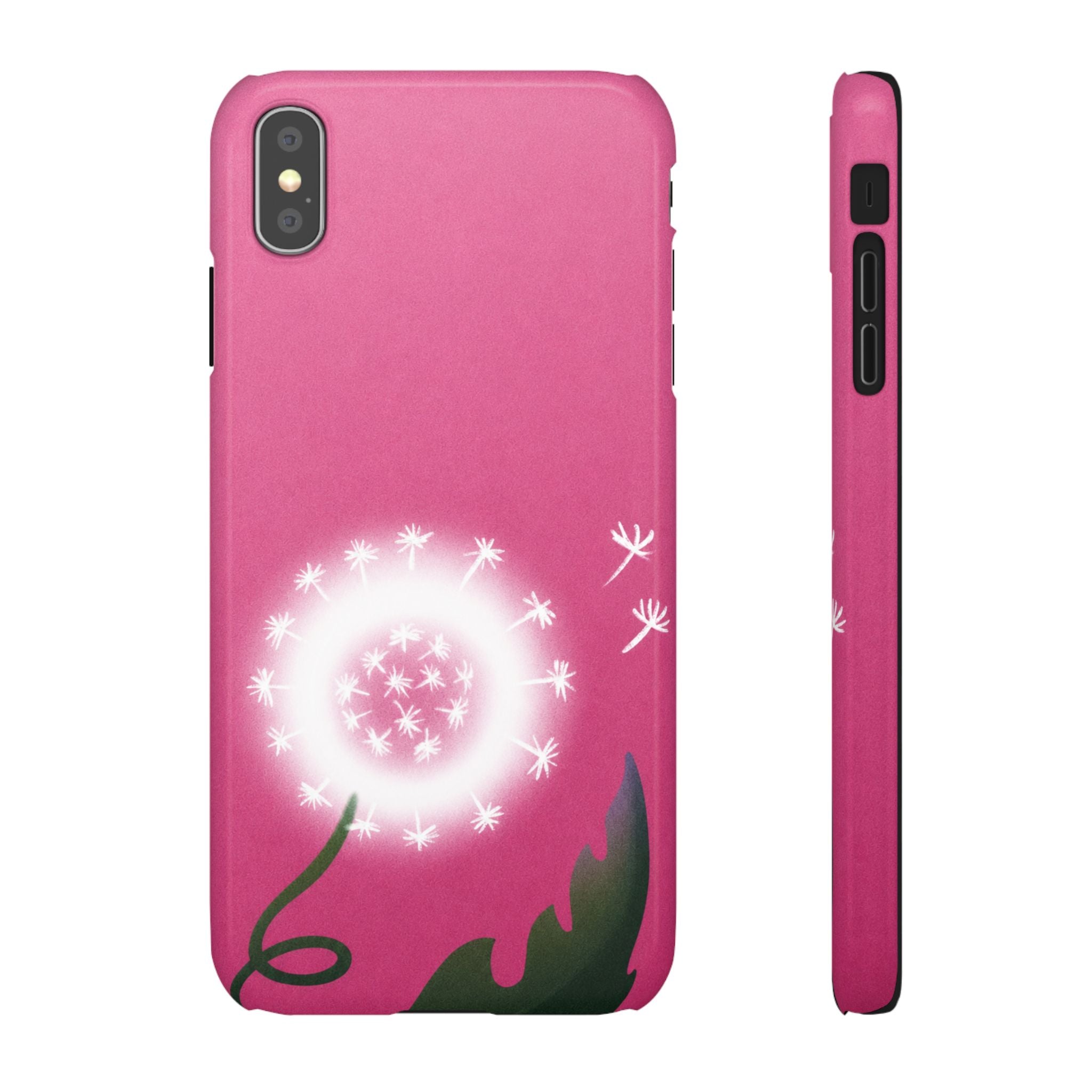 Pink Dandelion Phone Case