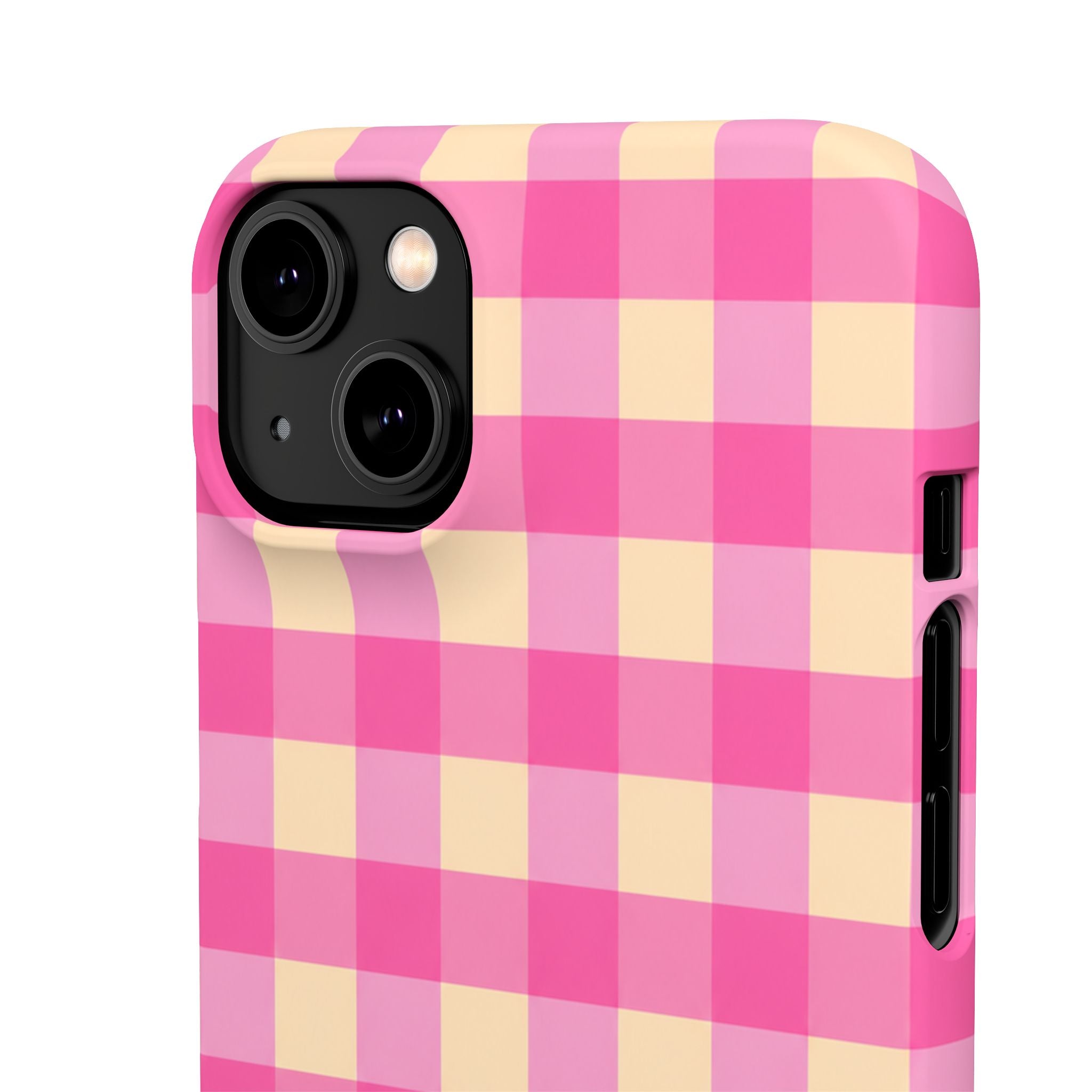 Pink Gingham Phone Case