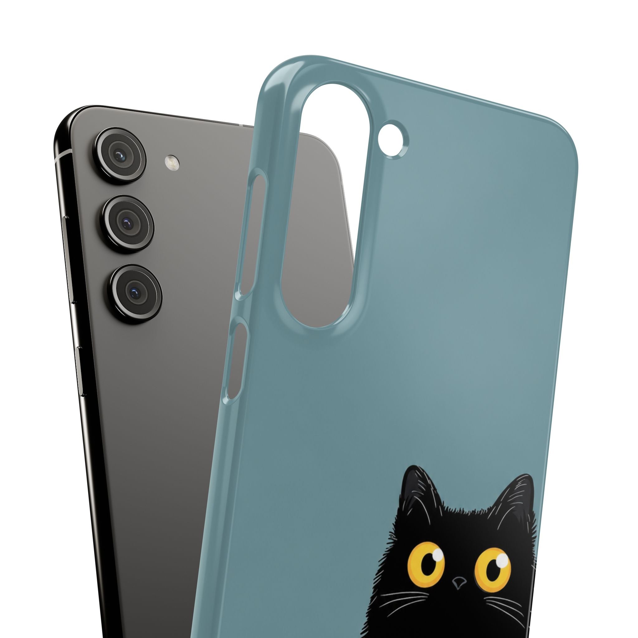 Cute Black Cat Phone Case