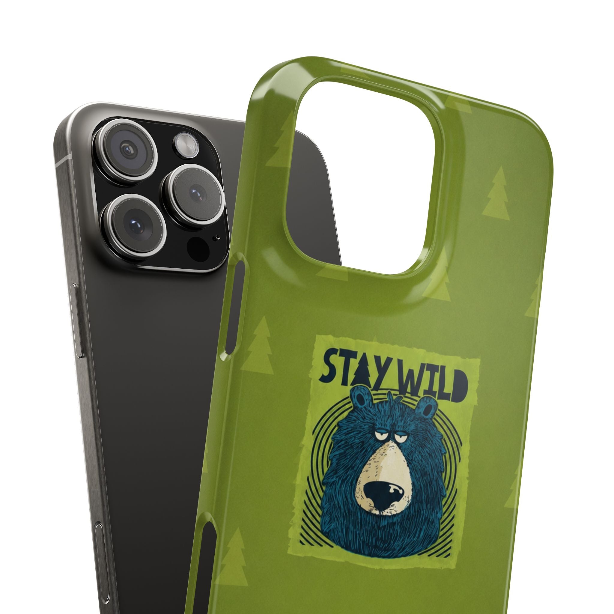 Stay Wild Bear Phone Case
