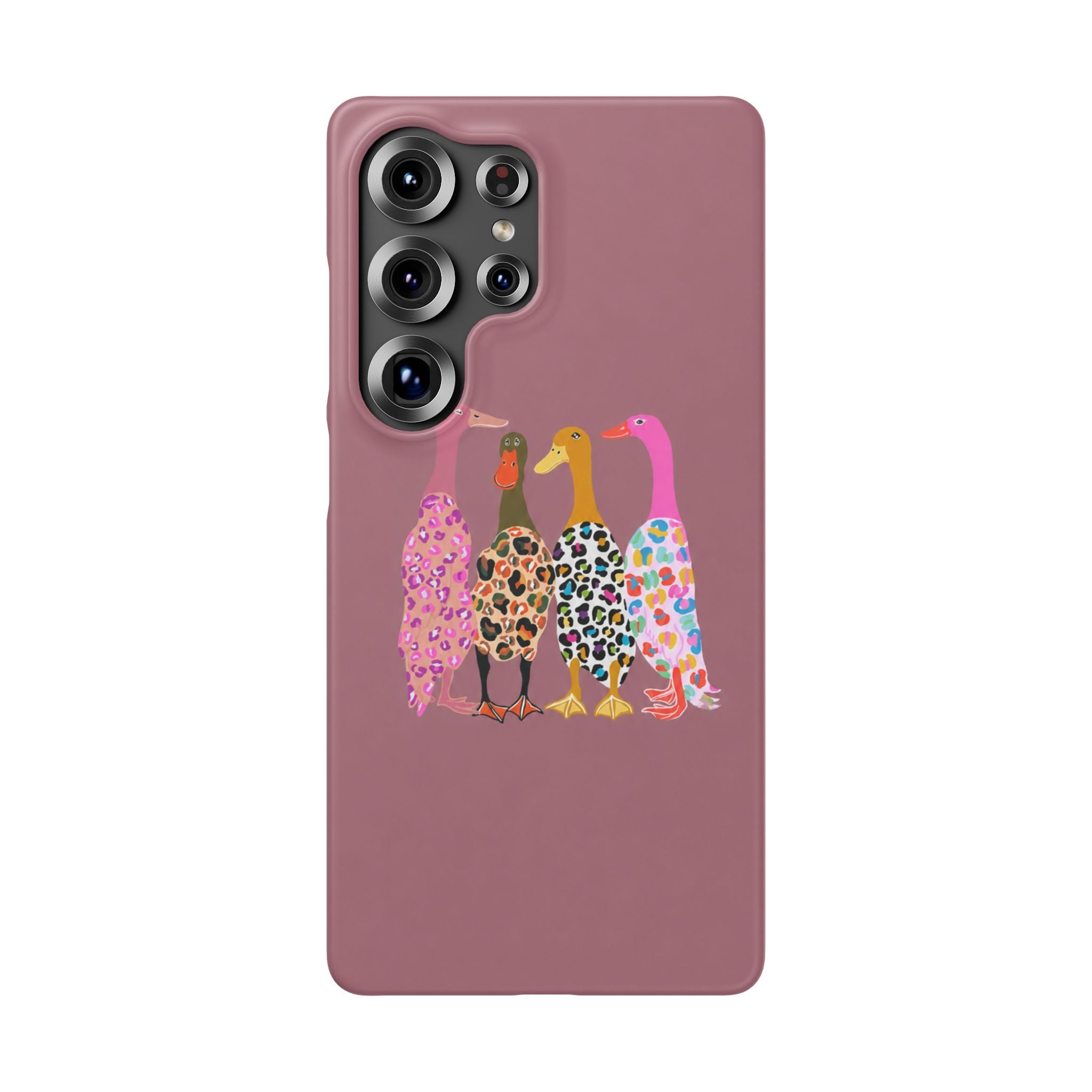 Colorful Leopard Ducks Phone Case