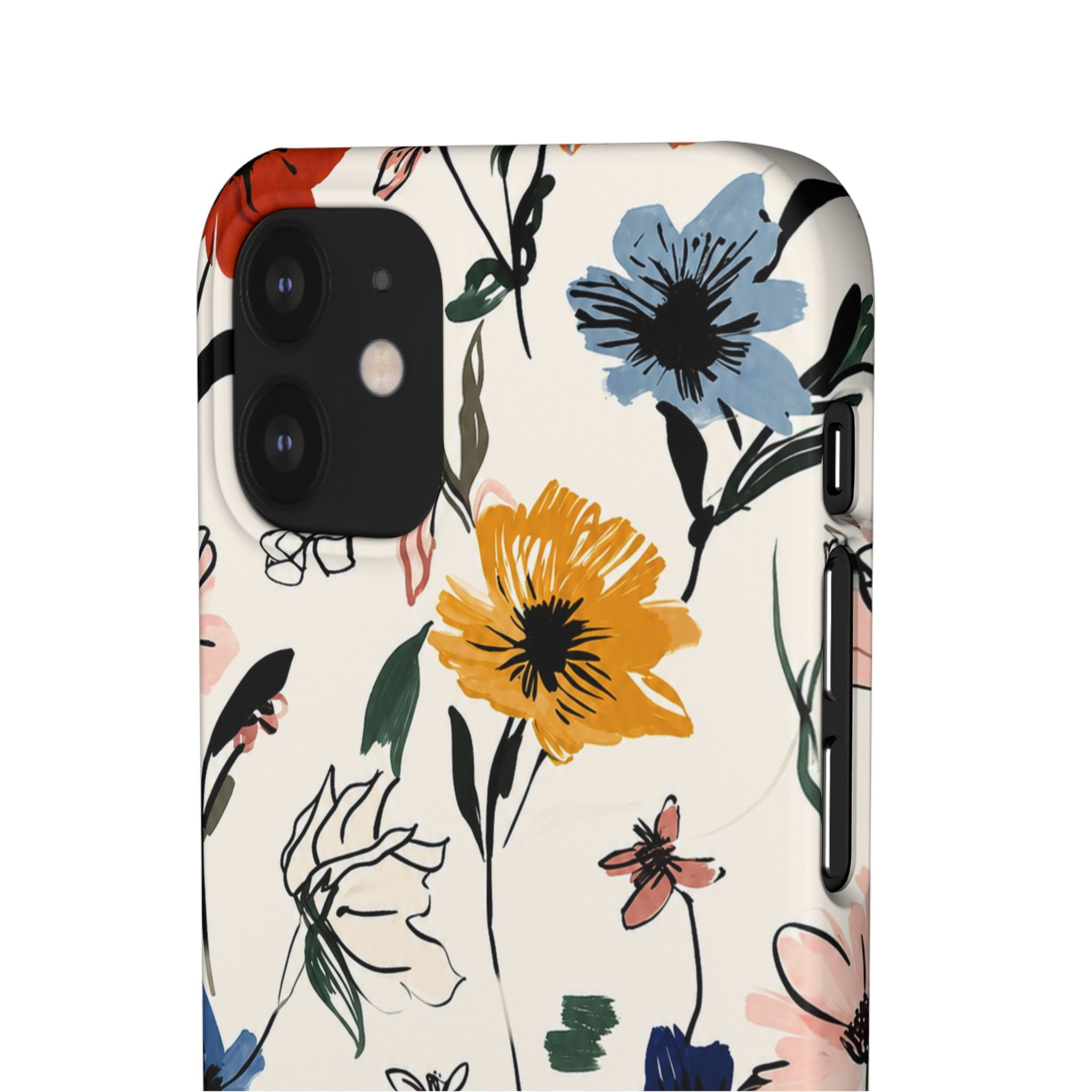 Wildflower Sketch Phone Case
