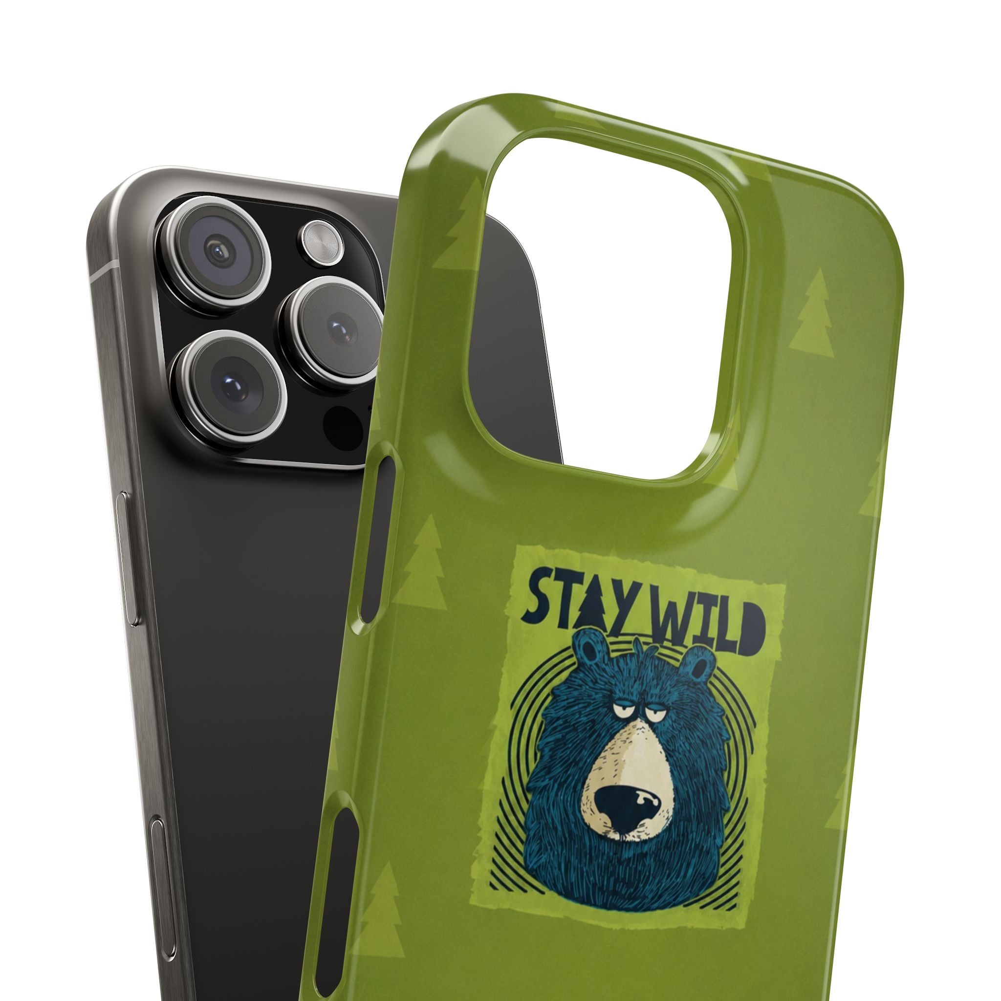 Stay Wild Bear Phone Case