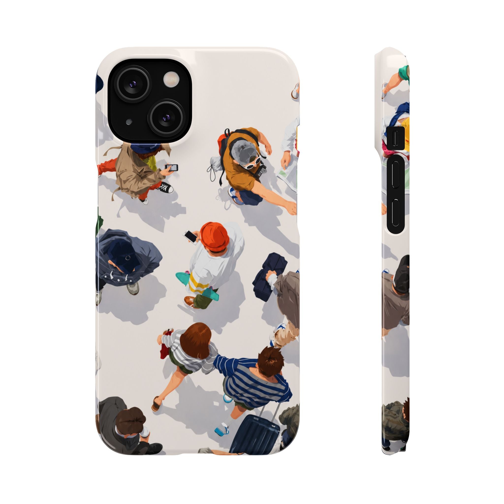 City Crowd Aesthetic Phone Case