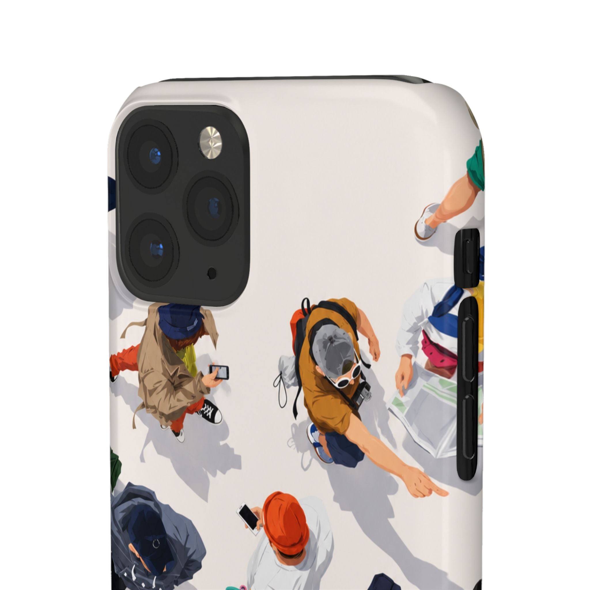 City Crowd Aesthetic Phone Case