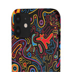 Neon Maze Phone Case