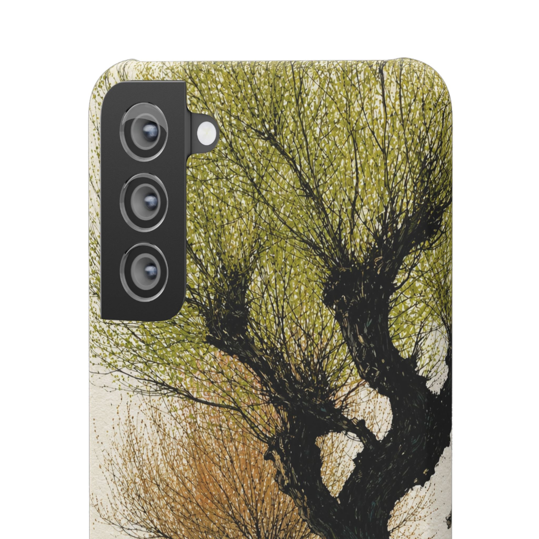 Serene Willow Landscape Phone Case