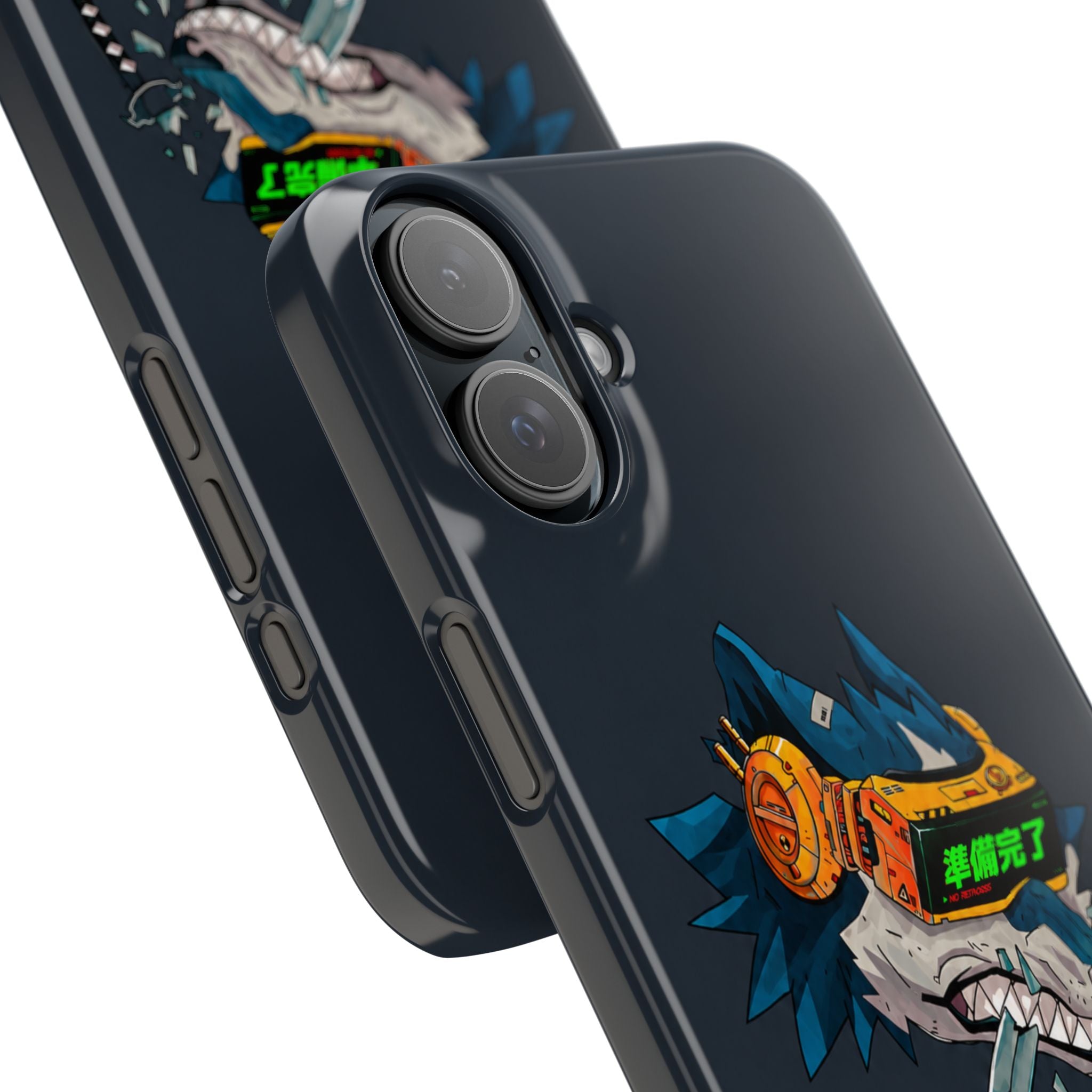 Cyberpunk Wolf Phone Case