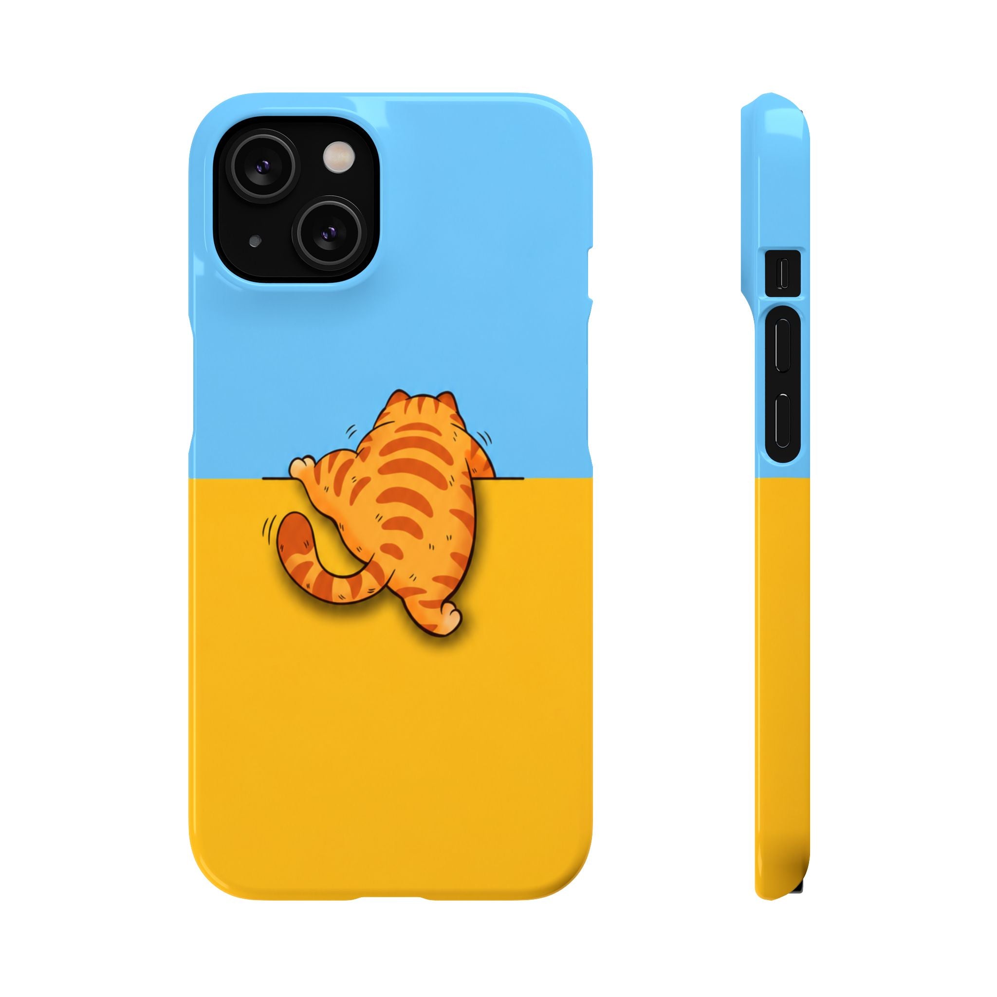 Peekaboo Orange Cat Phone Case