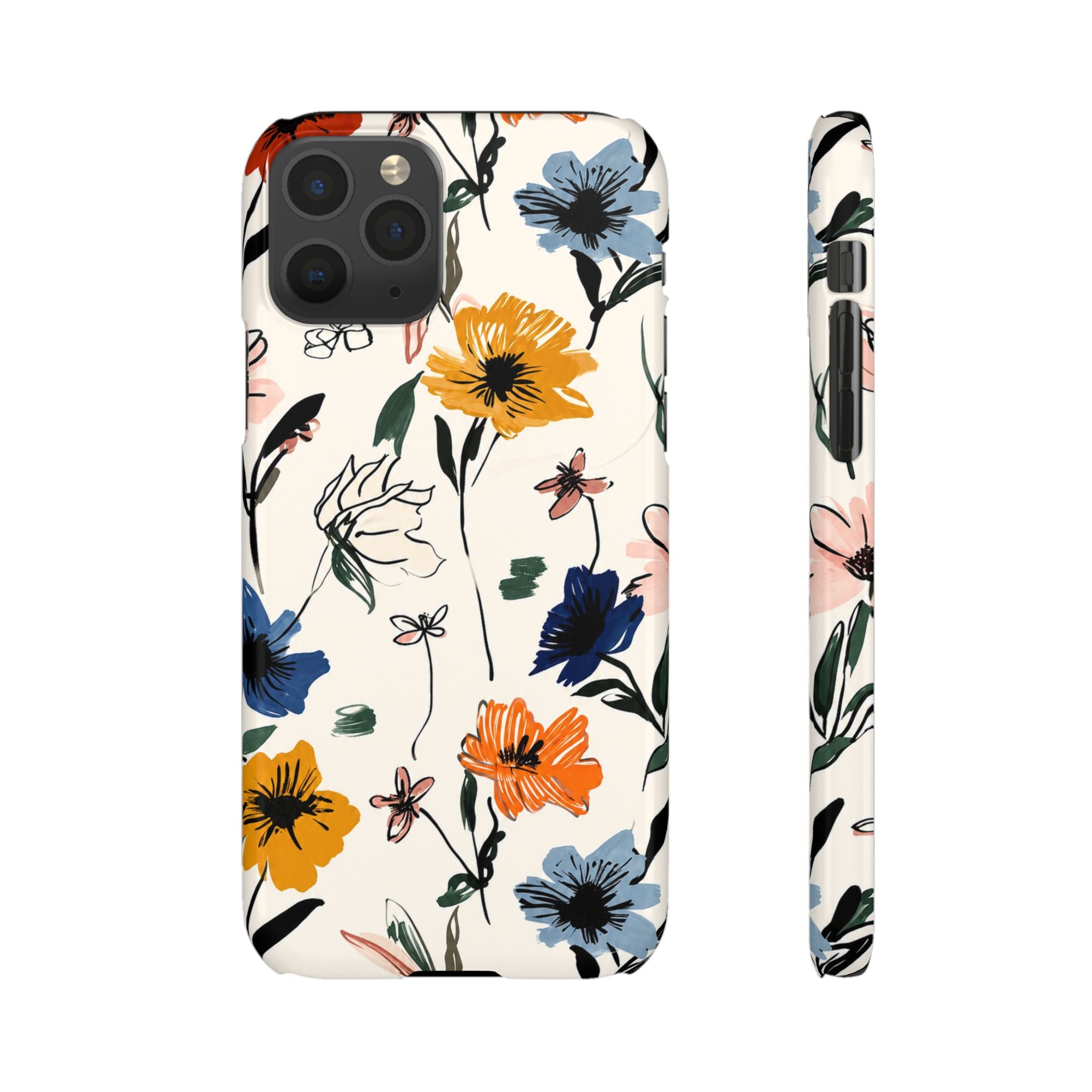 Wildflower Sketch Phone Case
