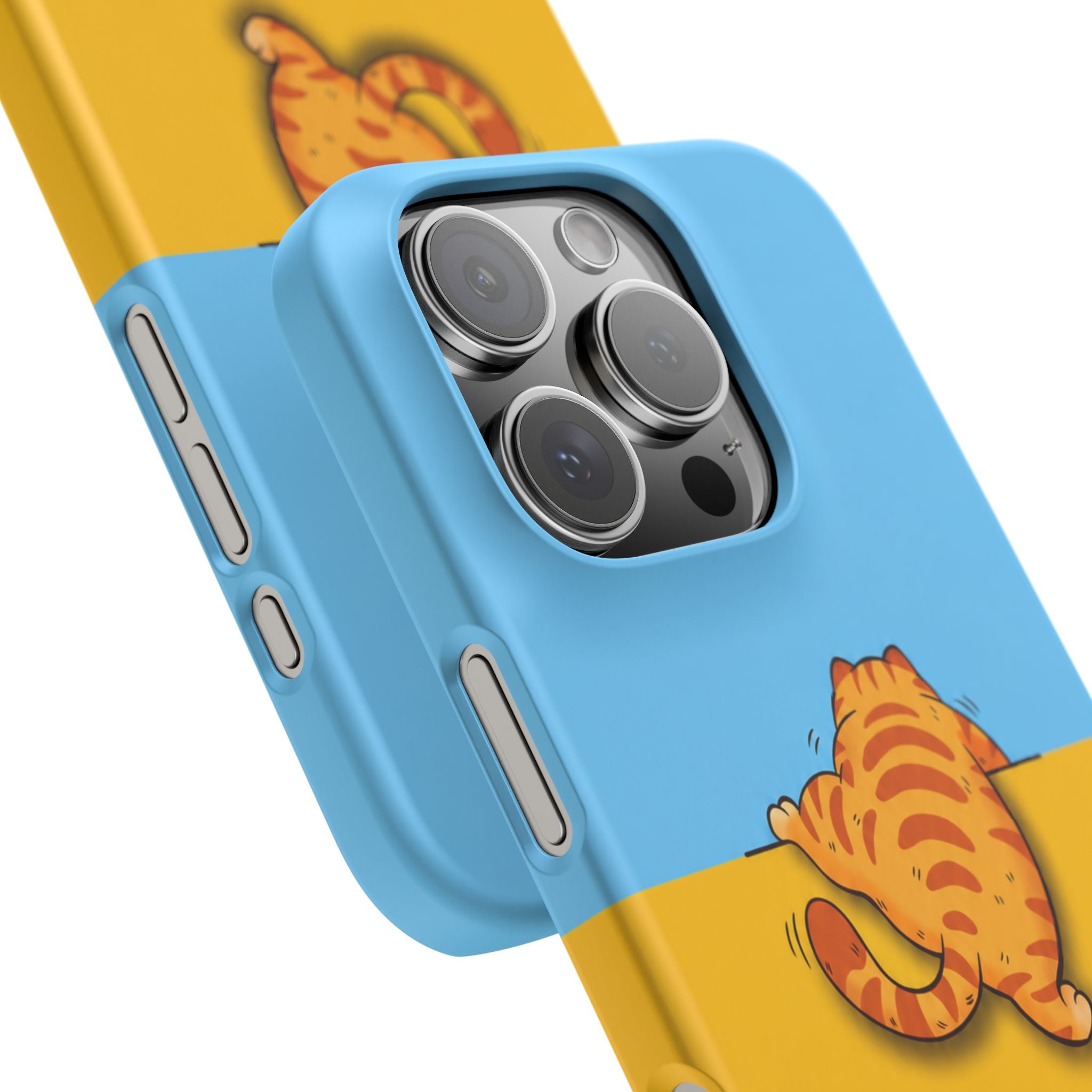 Peekaboo Orange Cat Phone Case