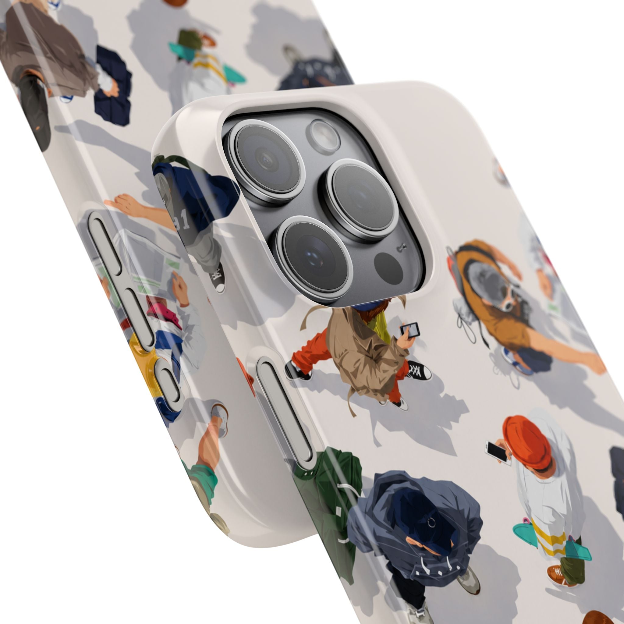 City Crowd Aesthetic Phone Case