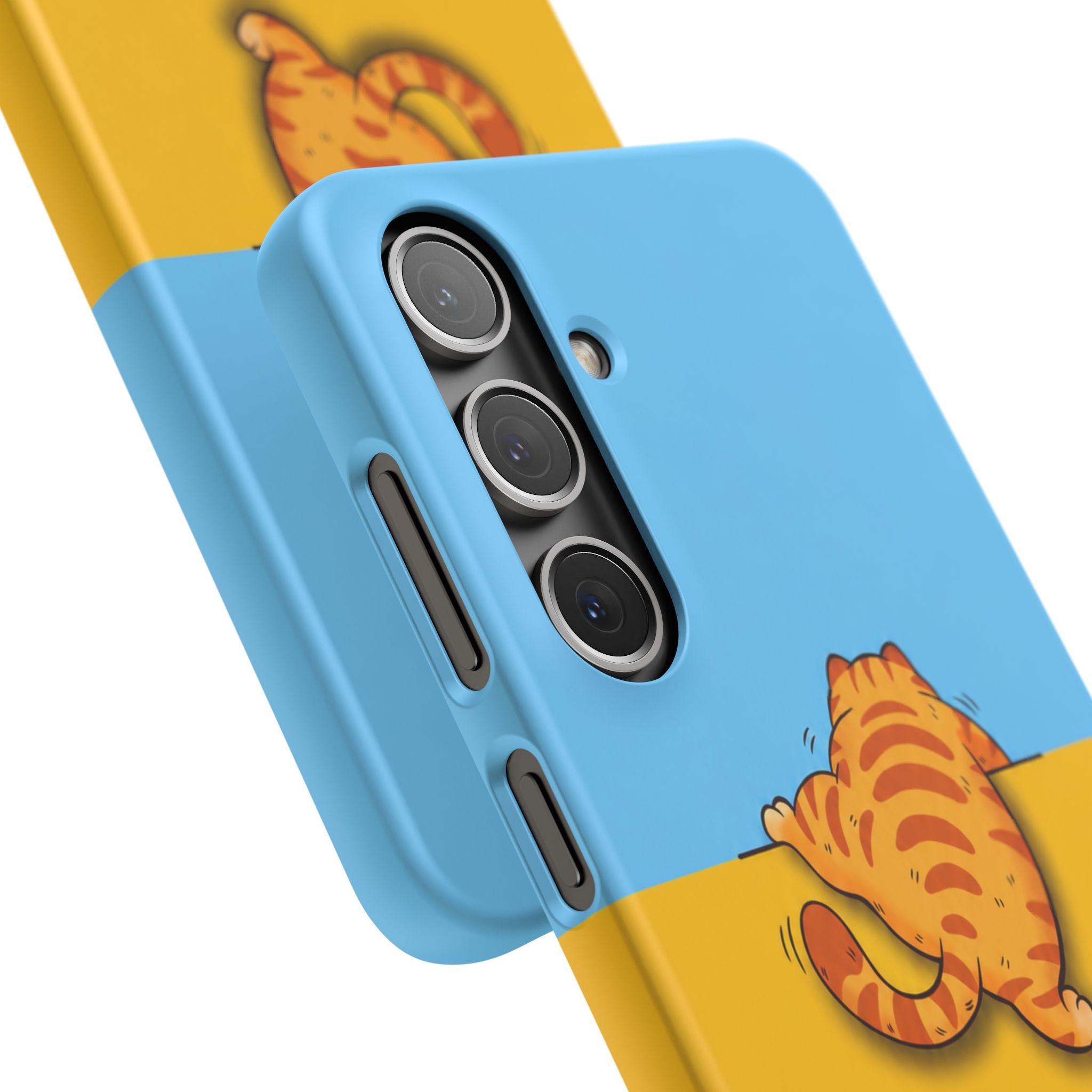 Peekaboo Orange Cat Phone Case