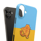 Peekaboo Orange Cat Phone Case
