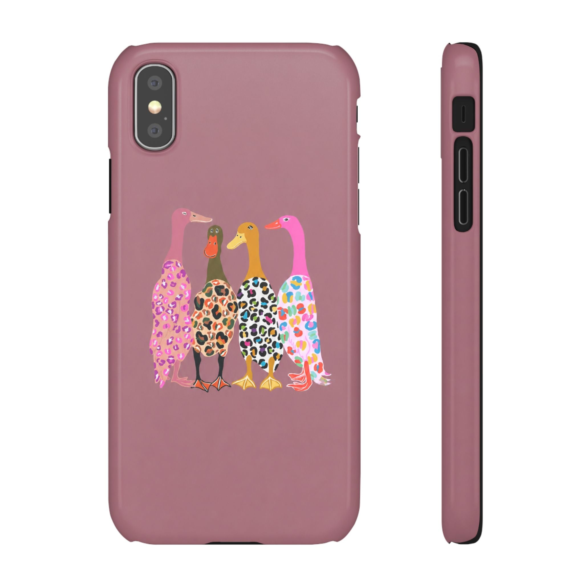 Colorful Leopard Ducks Phone Case