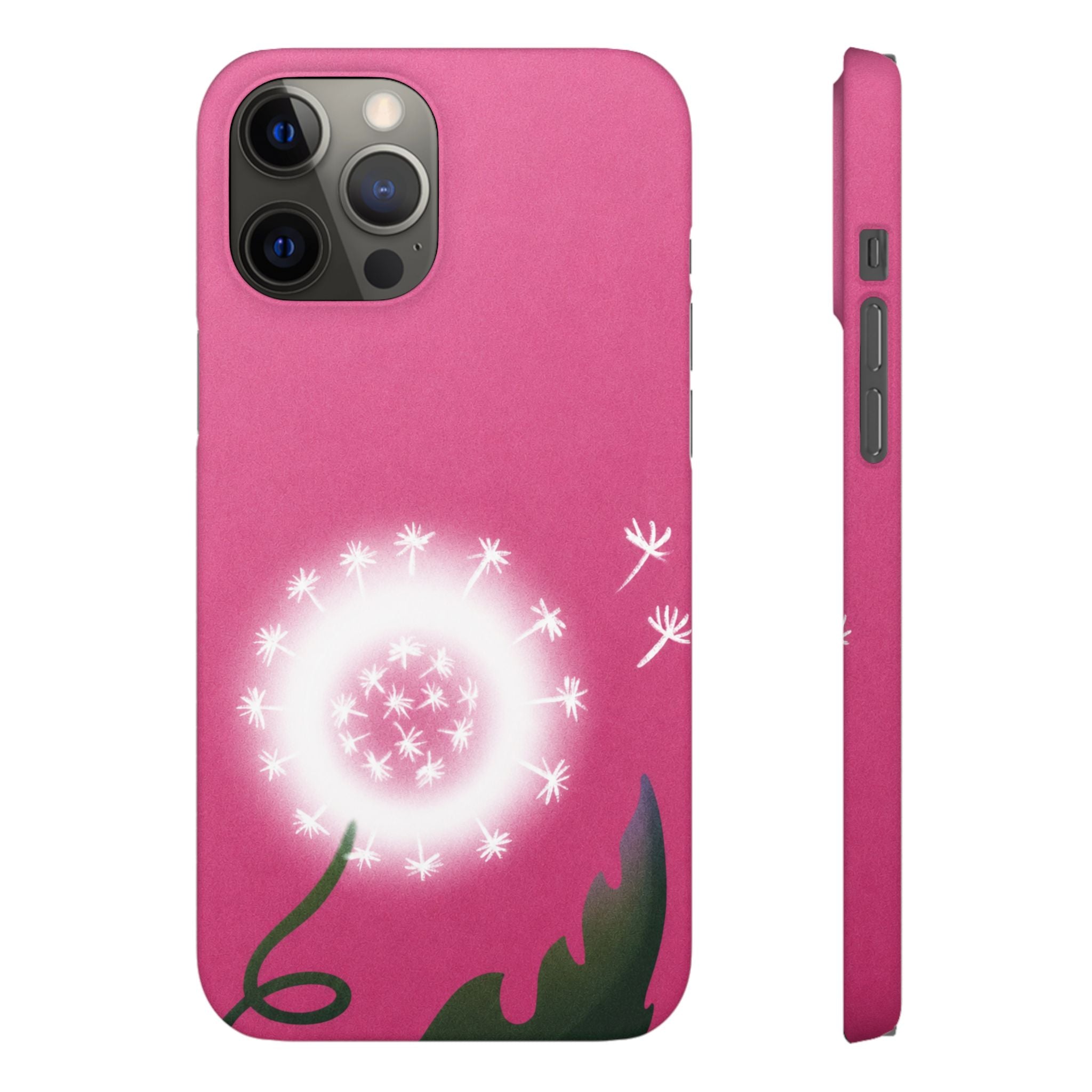 Pink Dandelion Phone Case
