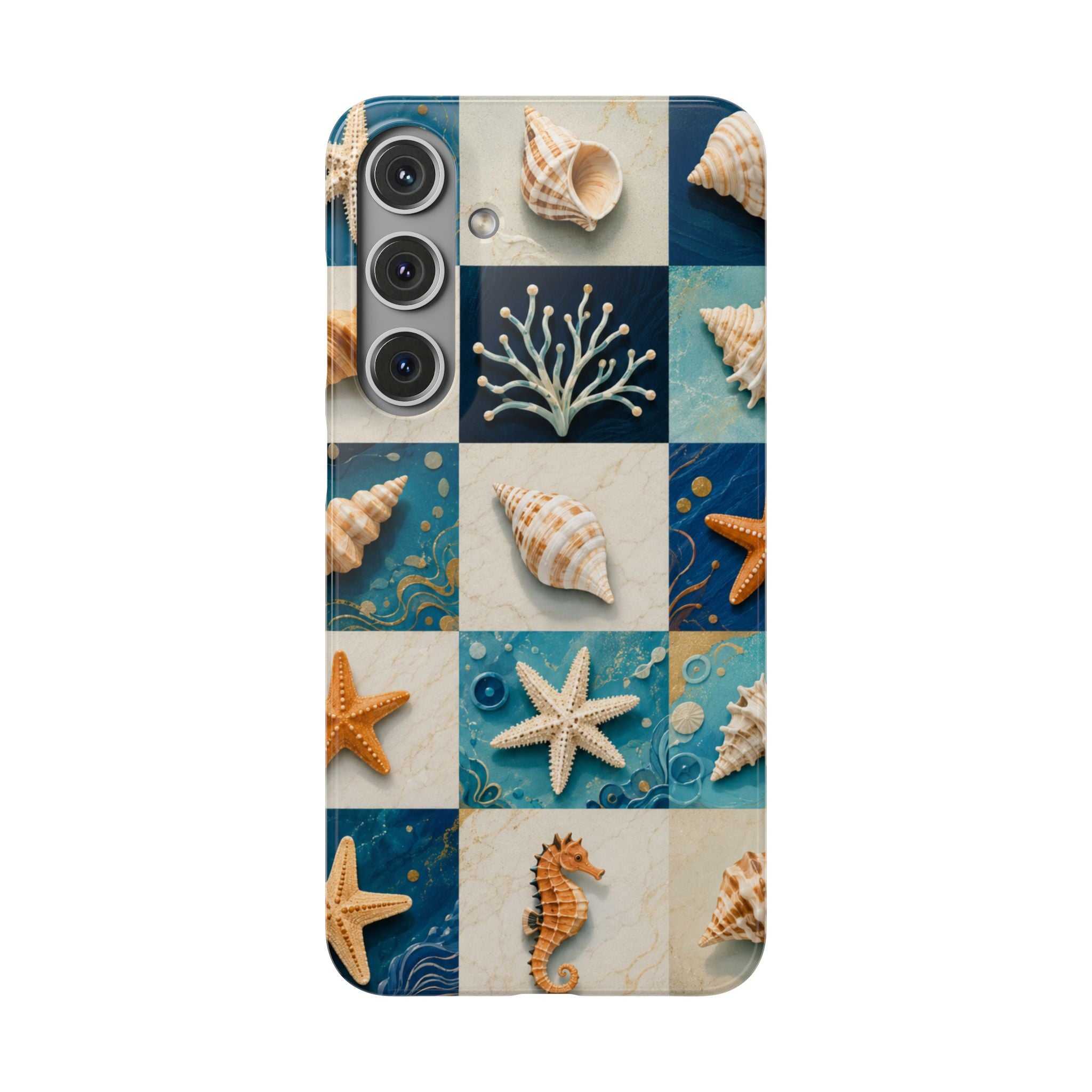 Coastal Seashell Mosaic Phone Case