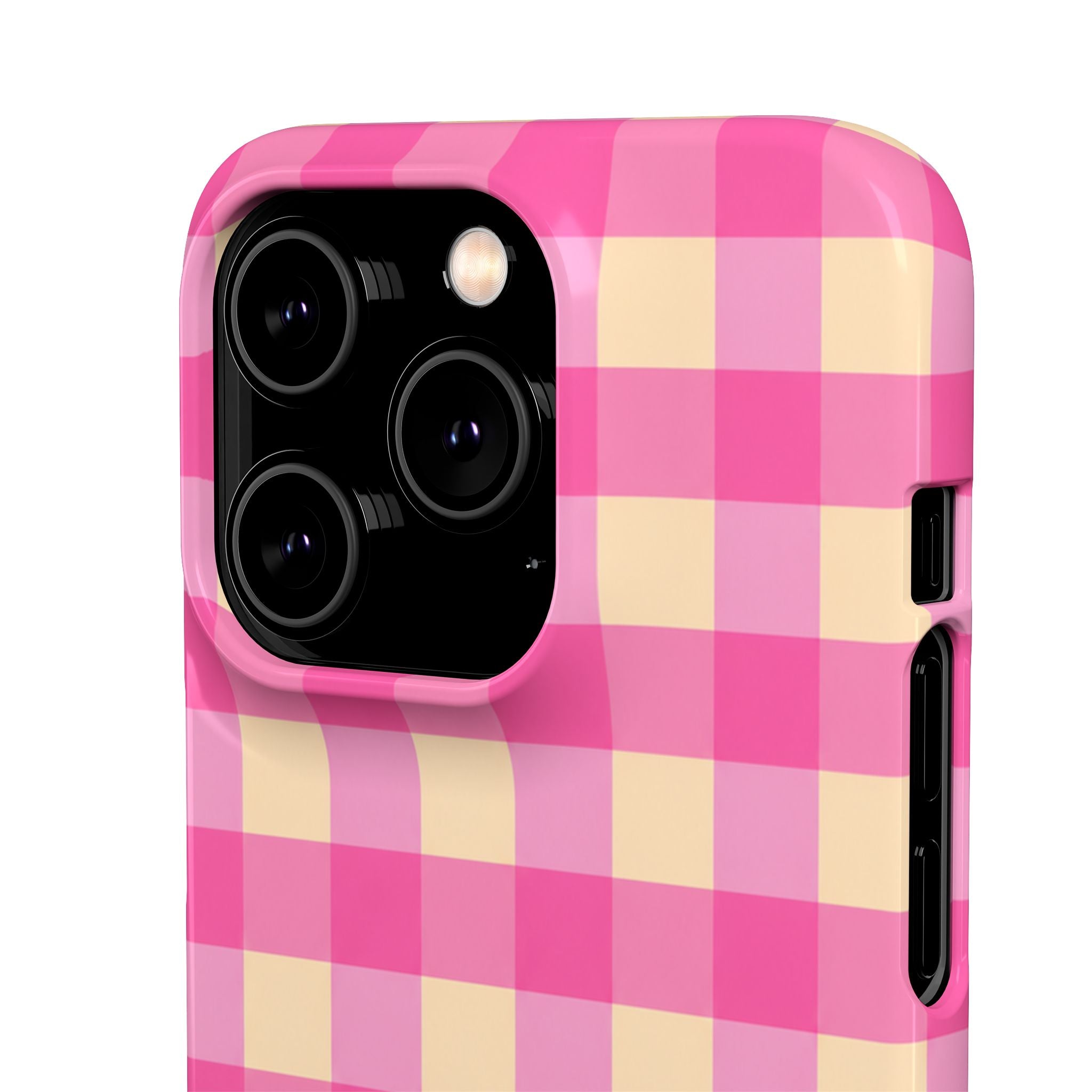 Pink Gingham Phone Case