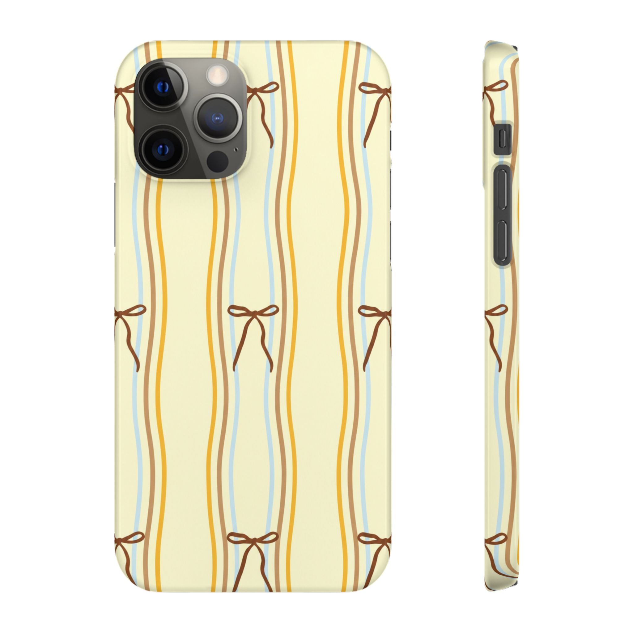 Bow Stripe Phone Case