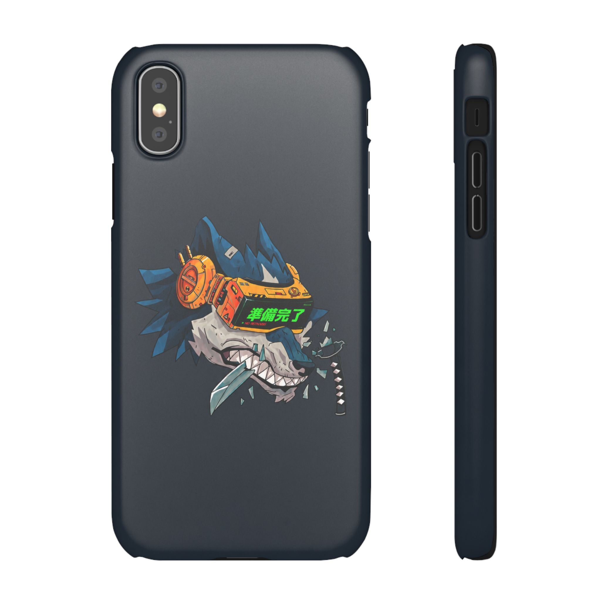 Cyberpunk Wolf Phone Case
