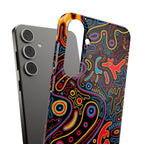 Neon Maze Phone Case