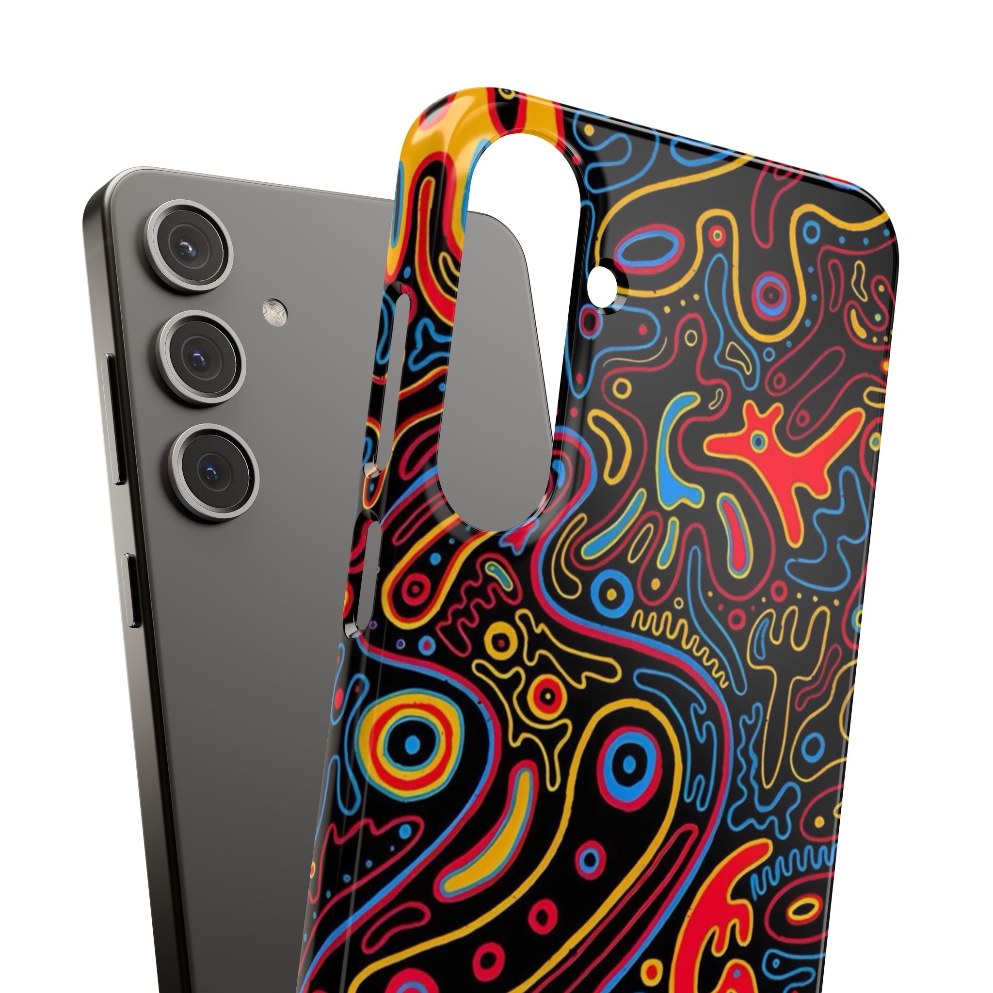 Neon Maze Phone Case