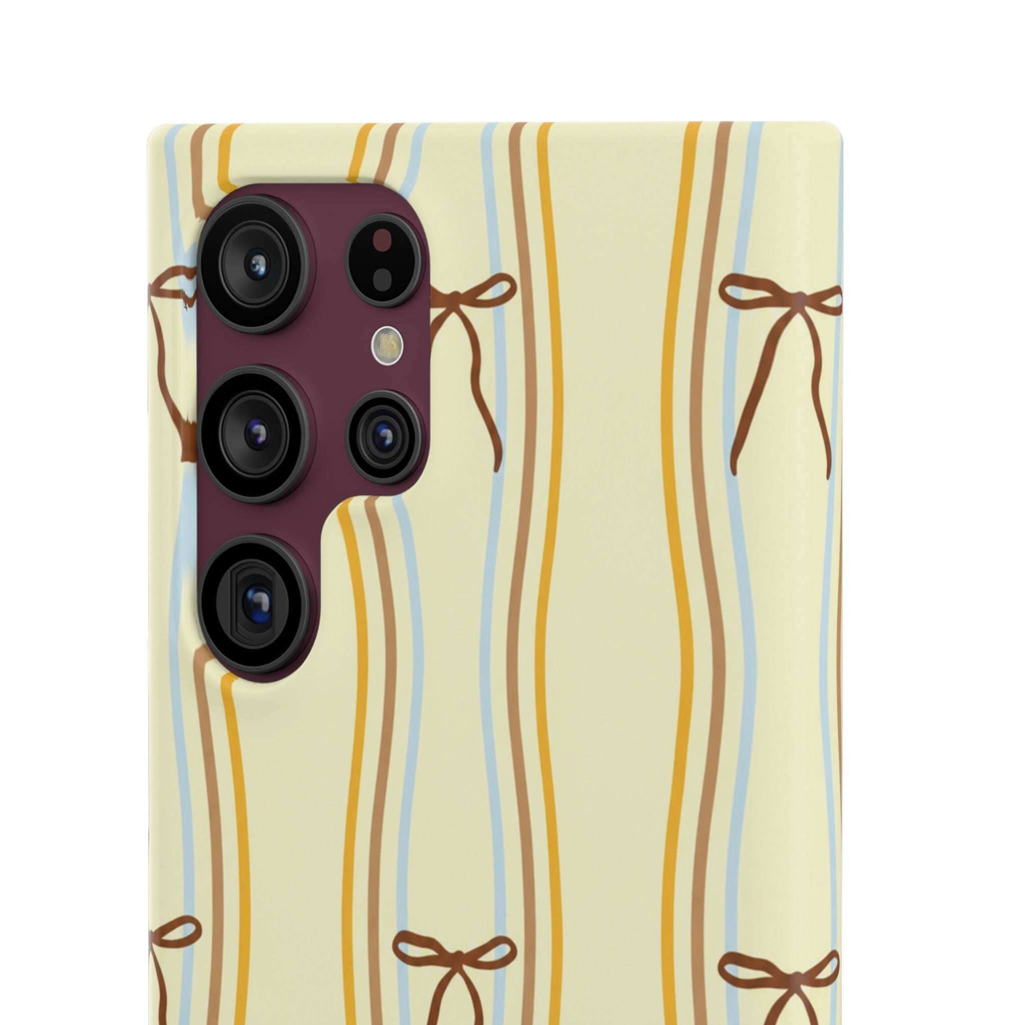 Bow Stripe Phone Case