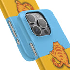 Peekaboo Orange Cat Phone Case