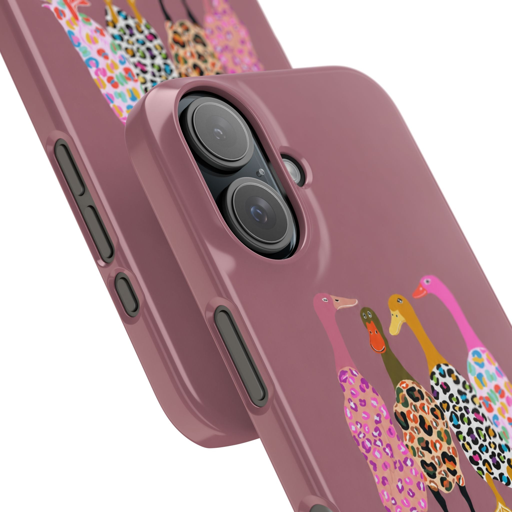 Colorful Leopard Ducks Phone Case