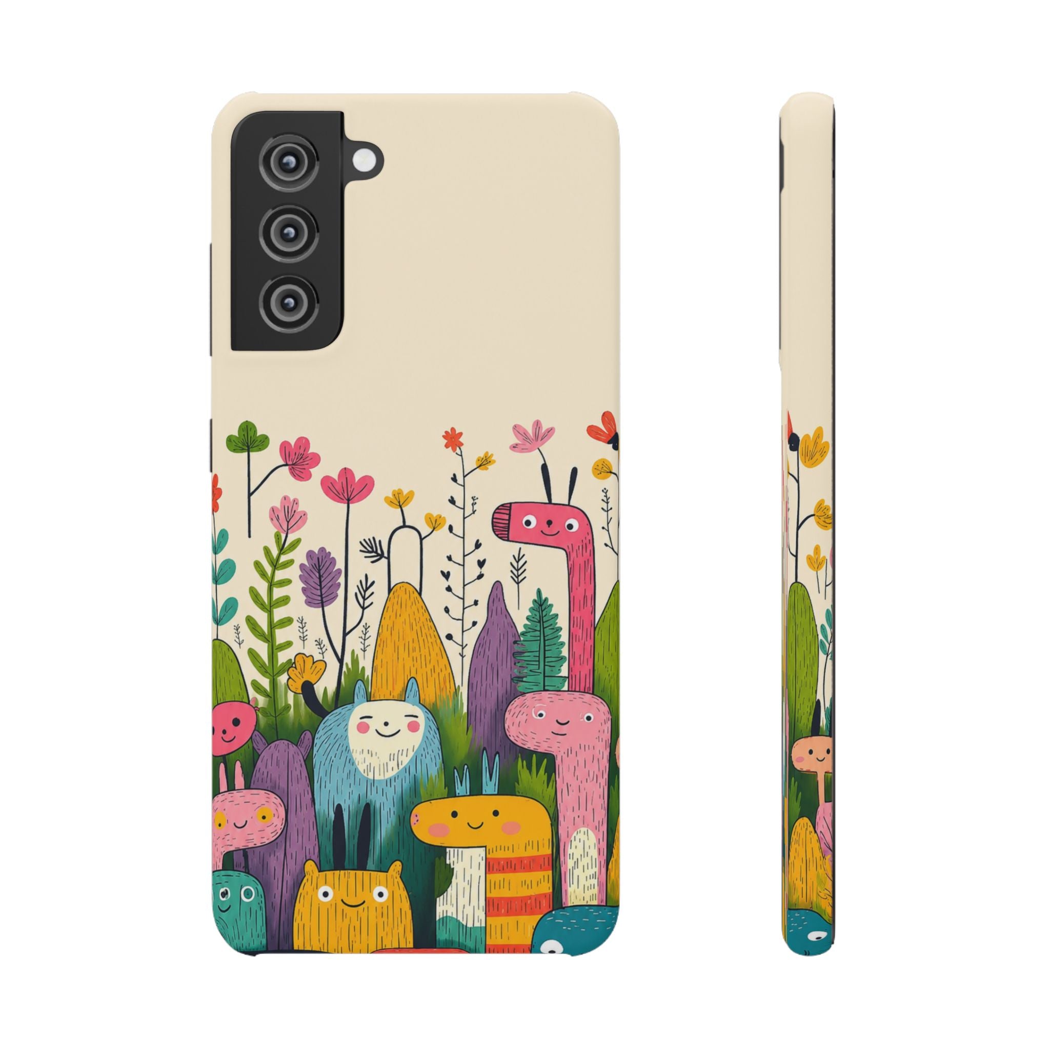 Cute Monster Garden Phone Case