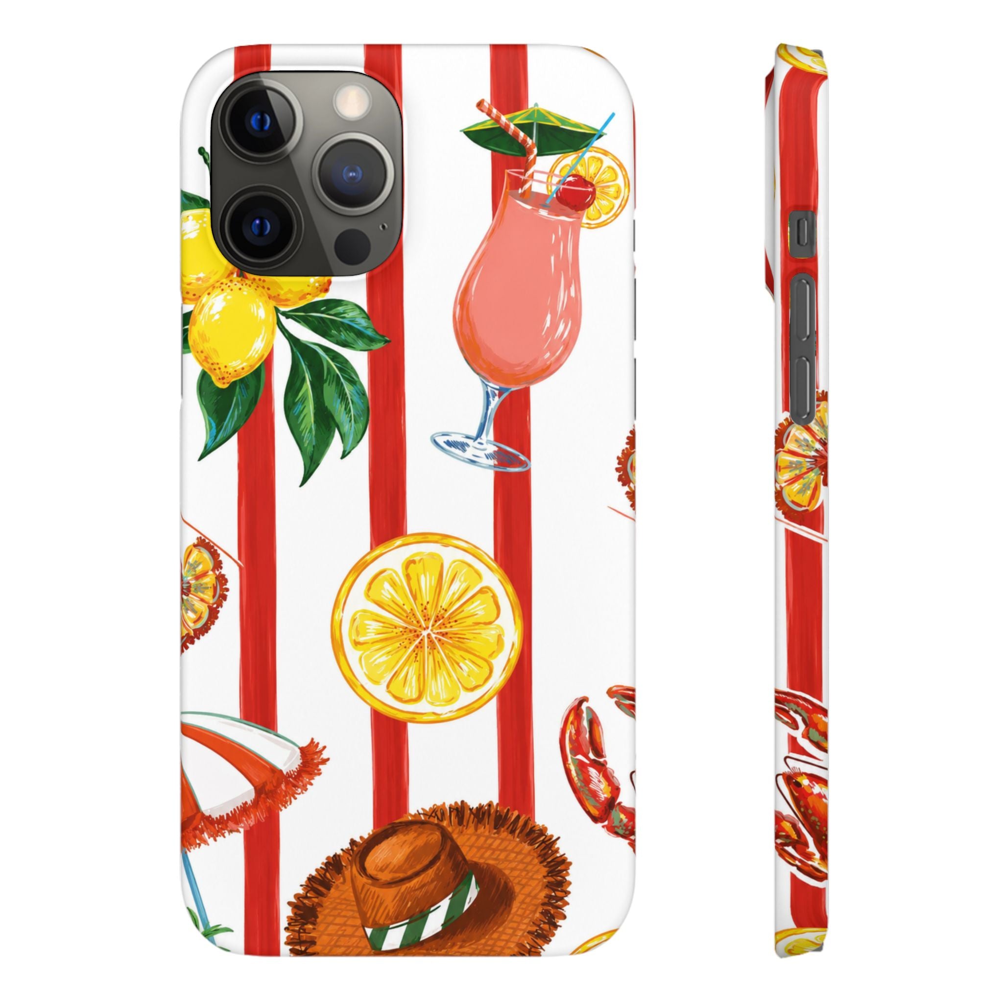 Lemon Coast – Summer Citrus Phone Case