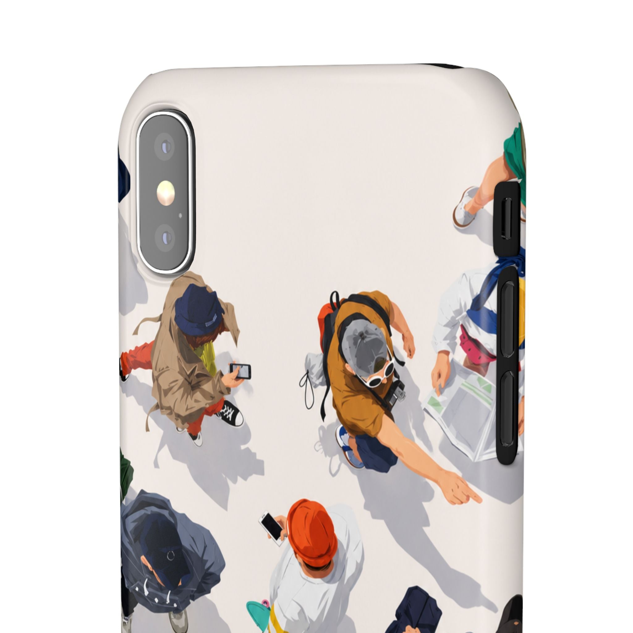 City Crowd Aesthetic Phone Case