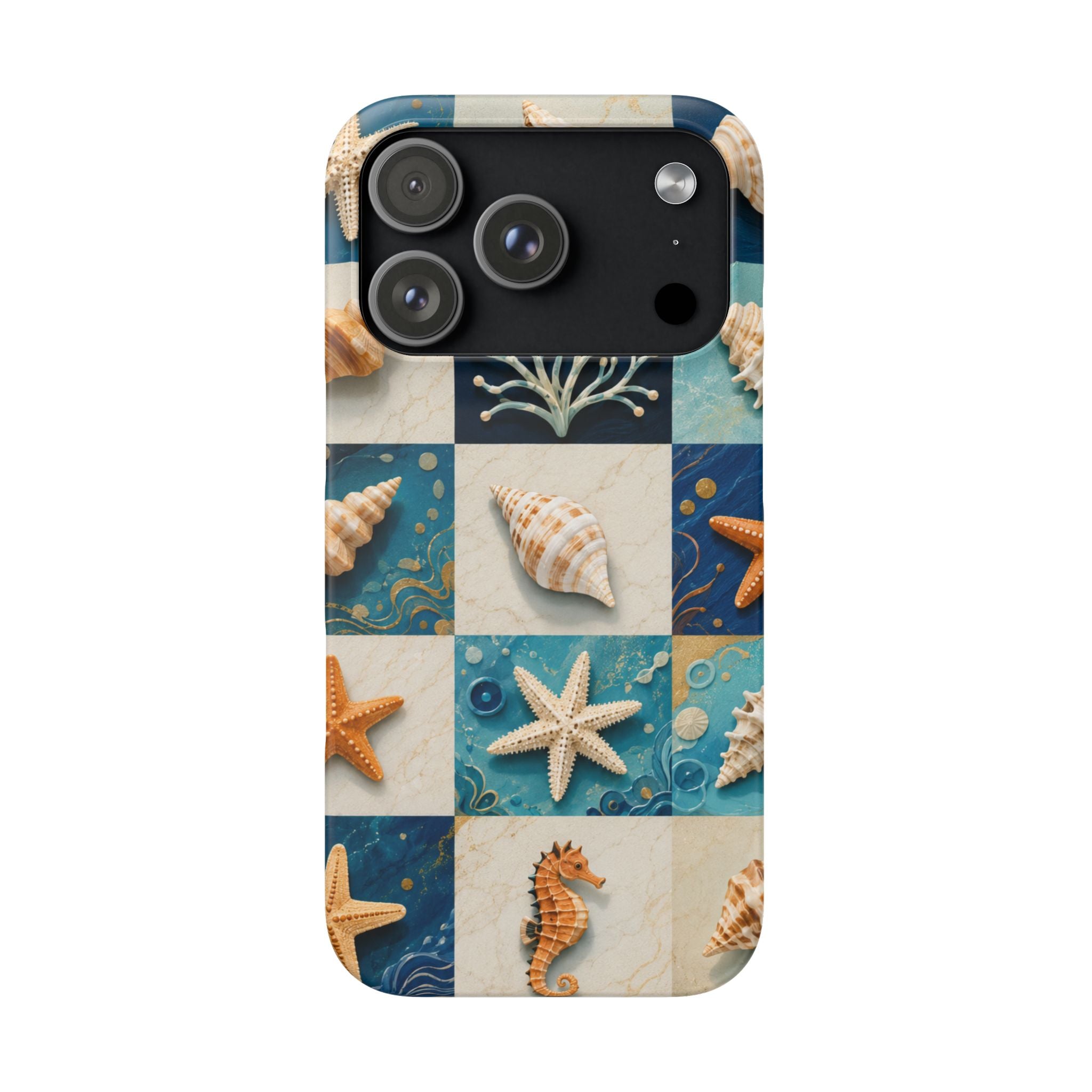 Coastal Seashell Mosaic Phone Case