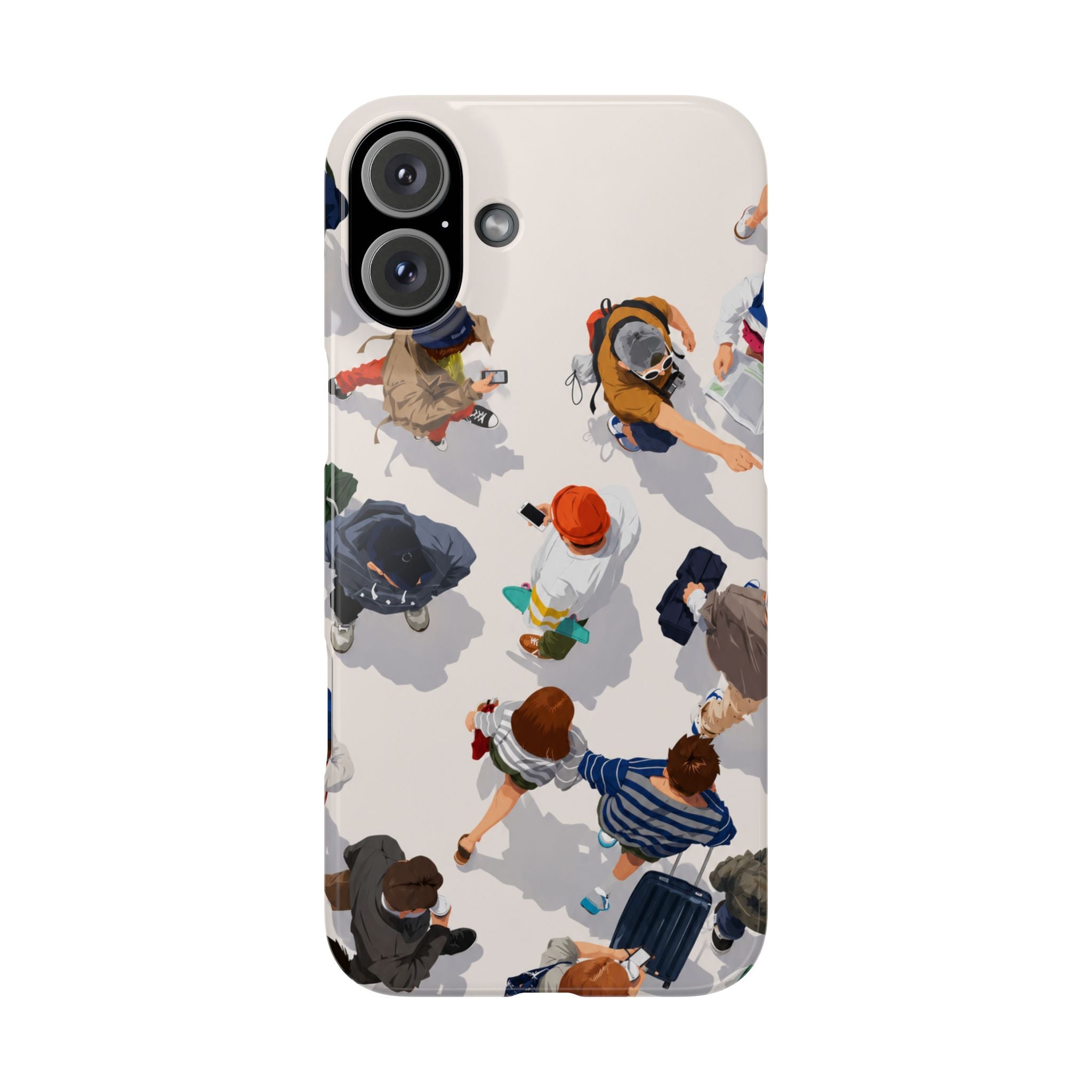 City Crowd Aesthetic Phone Case