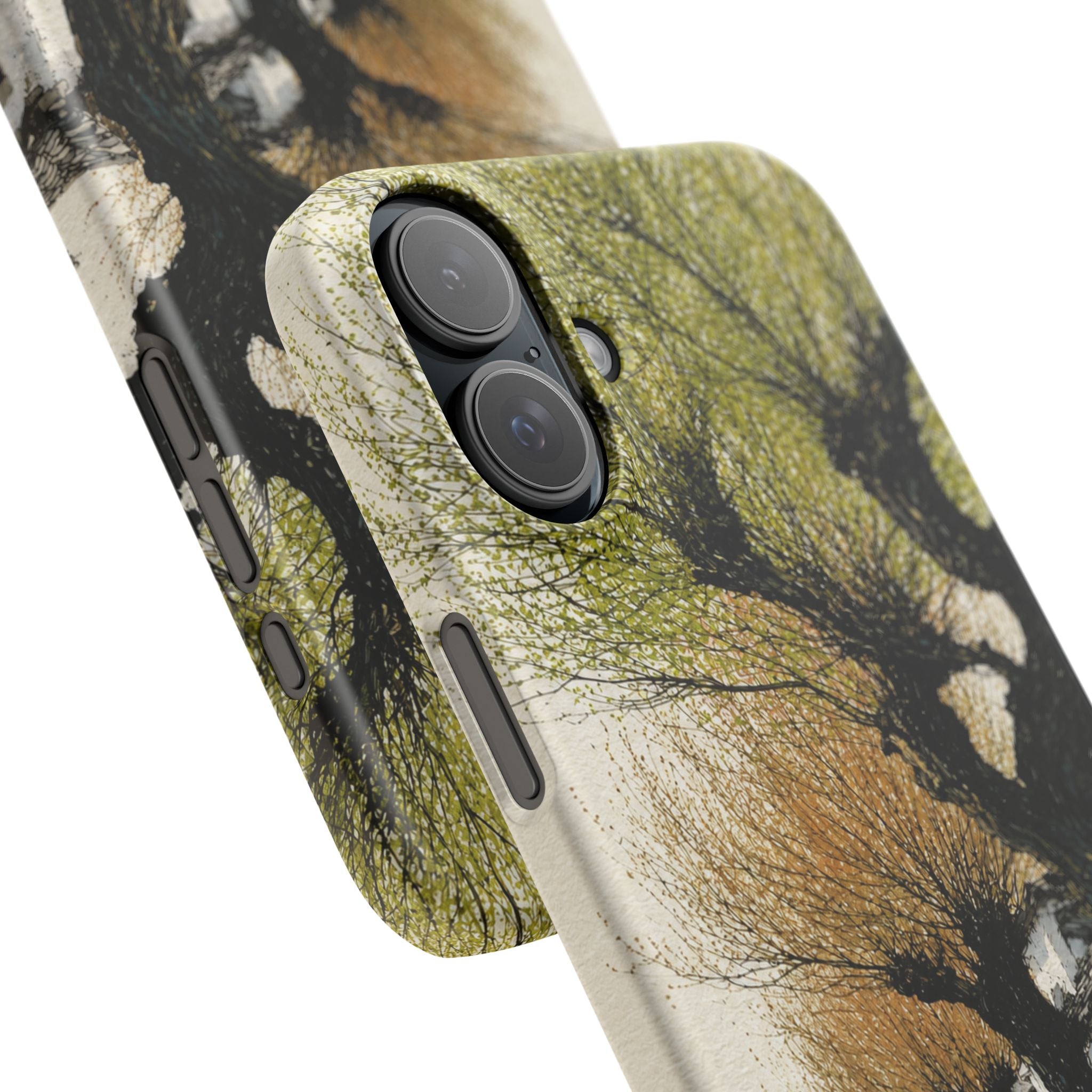 Serene Willow Landscape Phone Case