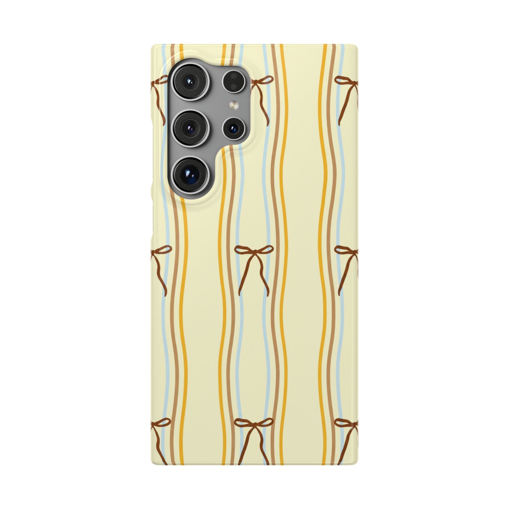 Bow Stripe Phone Case