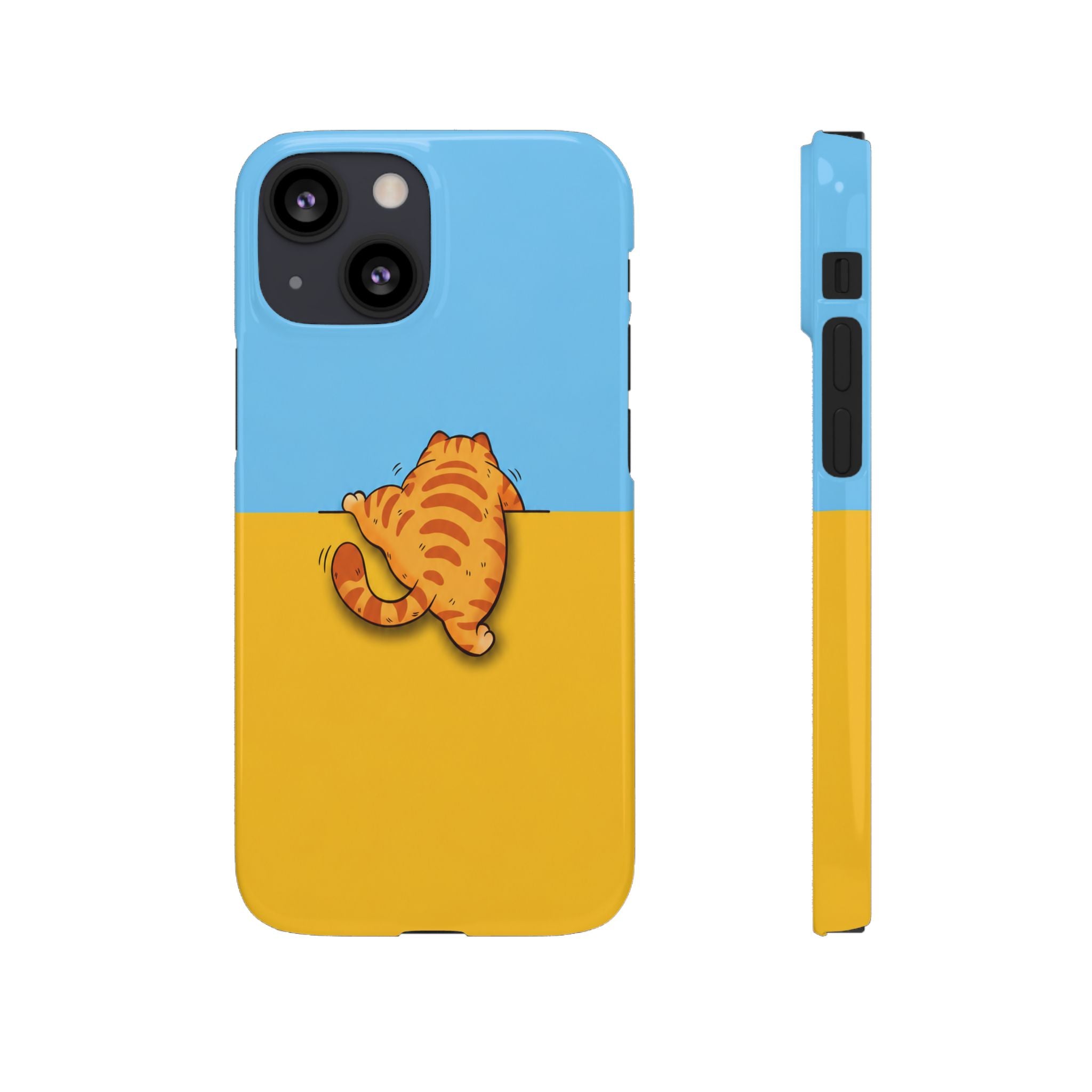 Peekaboo Orange Cat Phone Case
