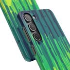 Liquid Emerald – Abstract Drip Phone Case