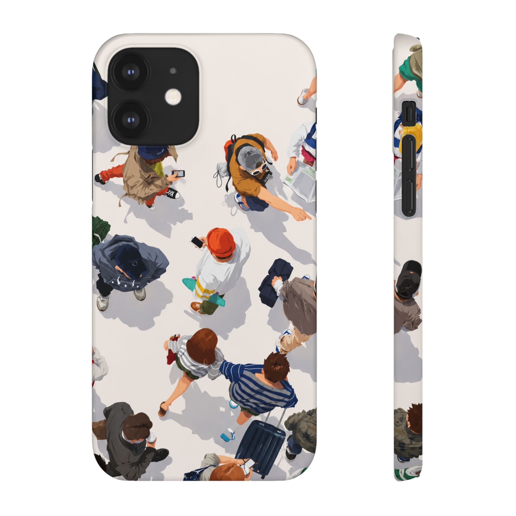 City Crowd Aesthetic Phone Case