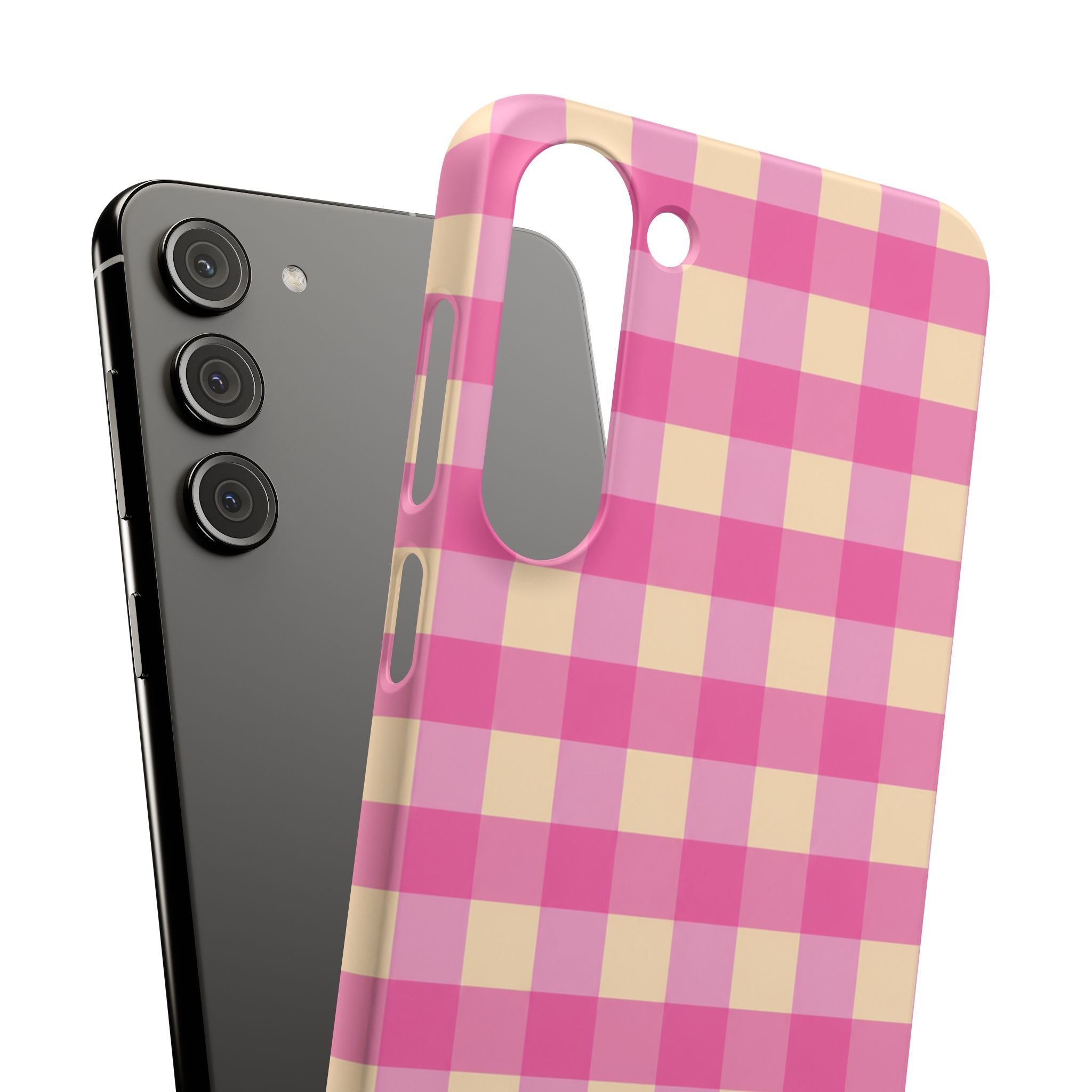 Pink Gingham Phone Case