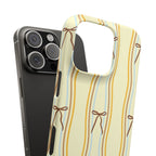 Bow Stripe Phone Case