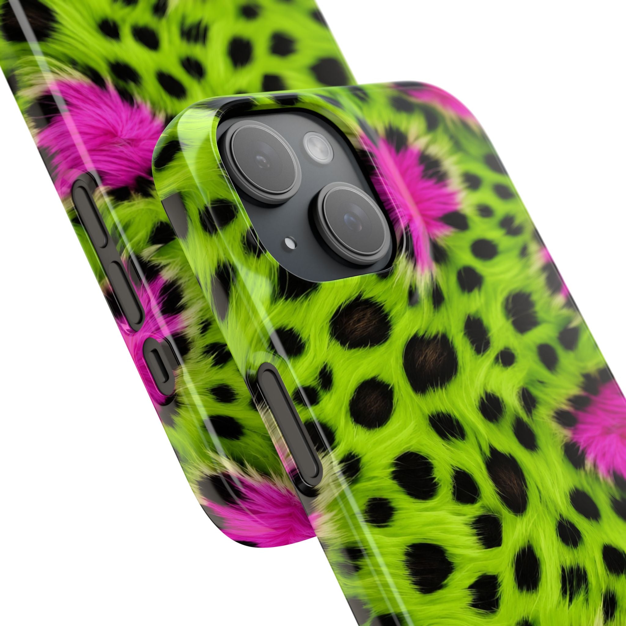 Neon Leopard Phone Case