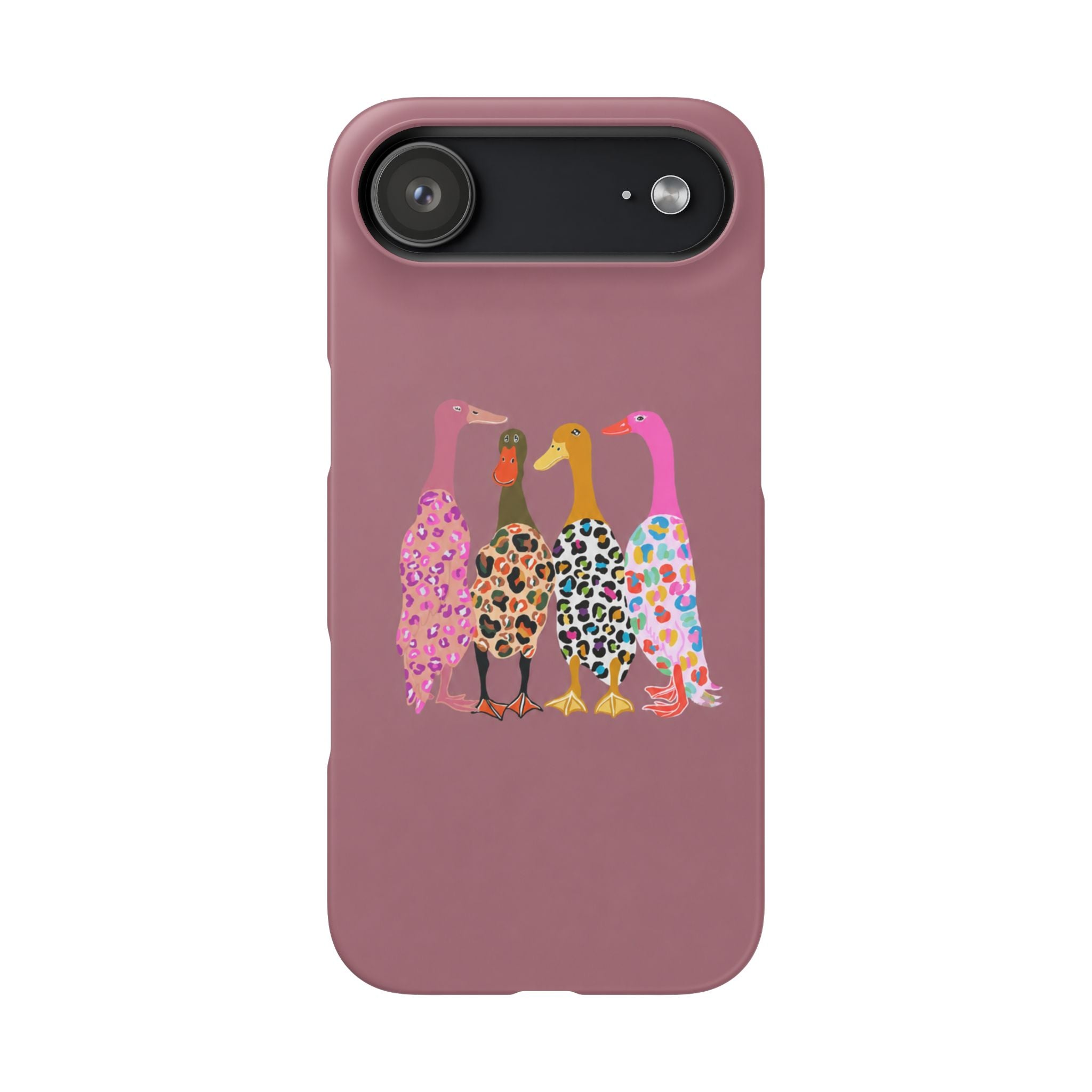 Colorful Leopard Ducks Phone Case