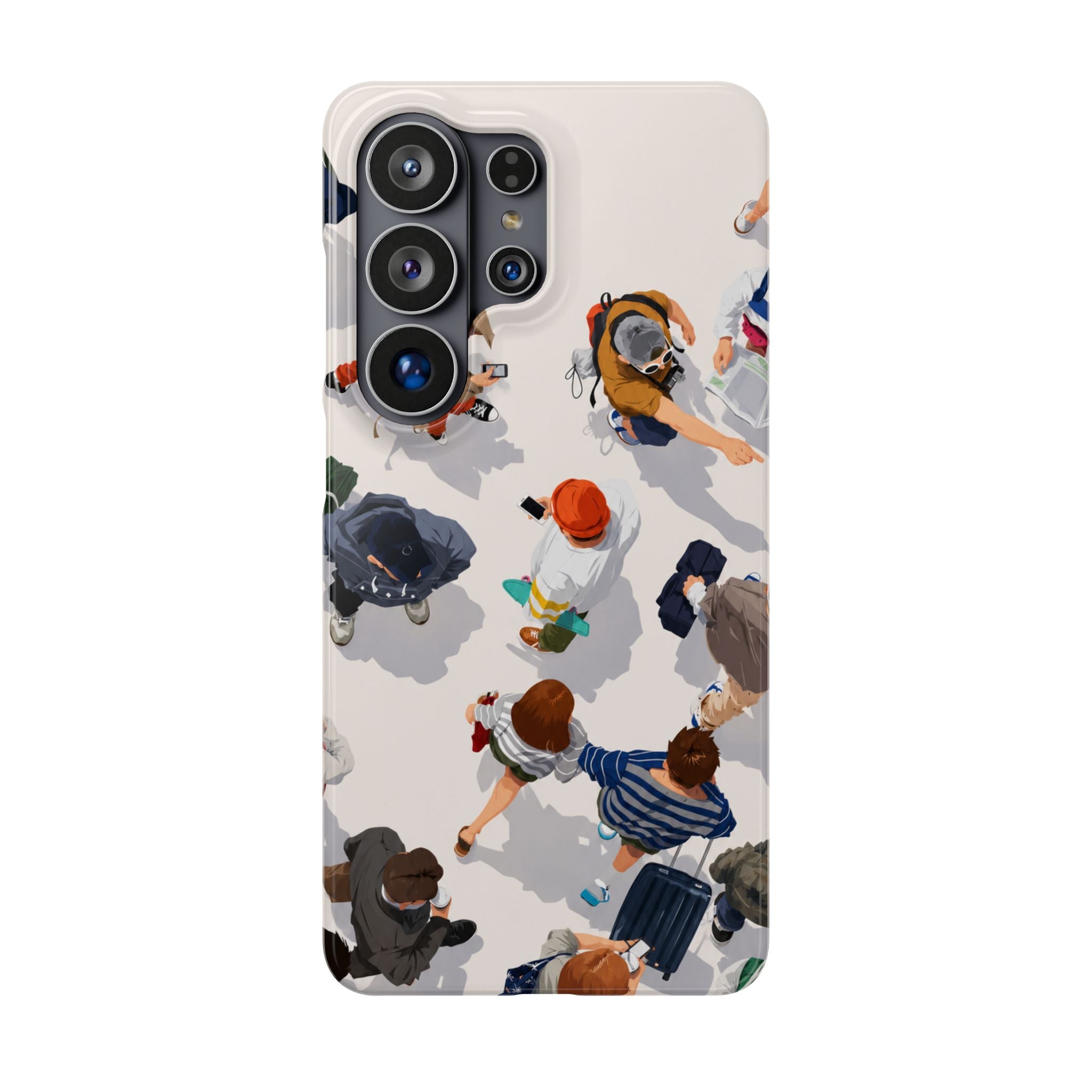 City Crowd Aesthetic Phone Case