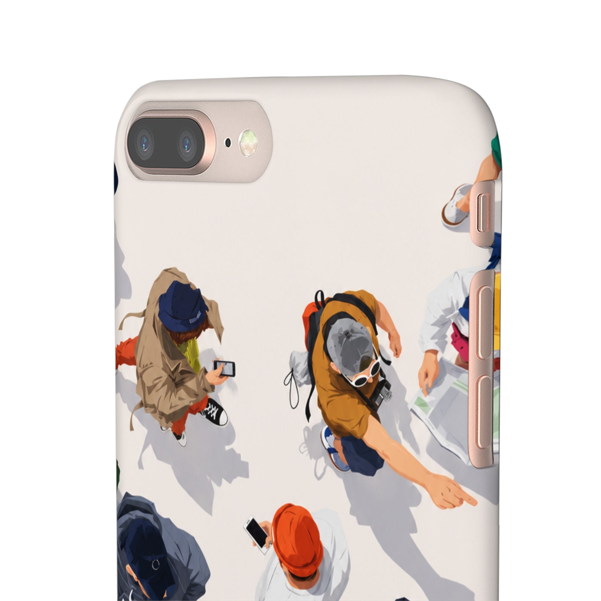 City Crowd Aesthetic Phone Case