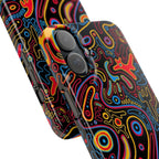 Neon Maze Phone Case