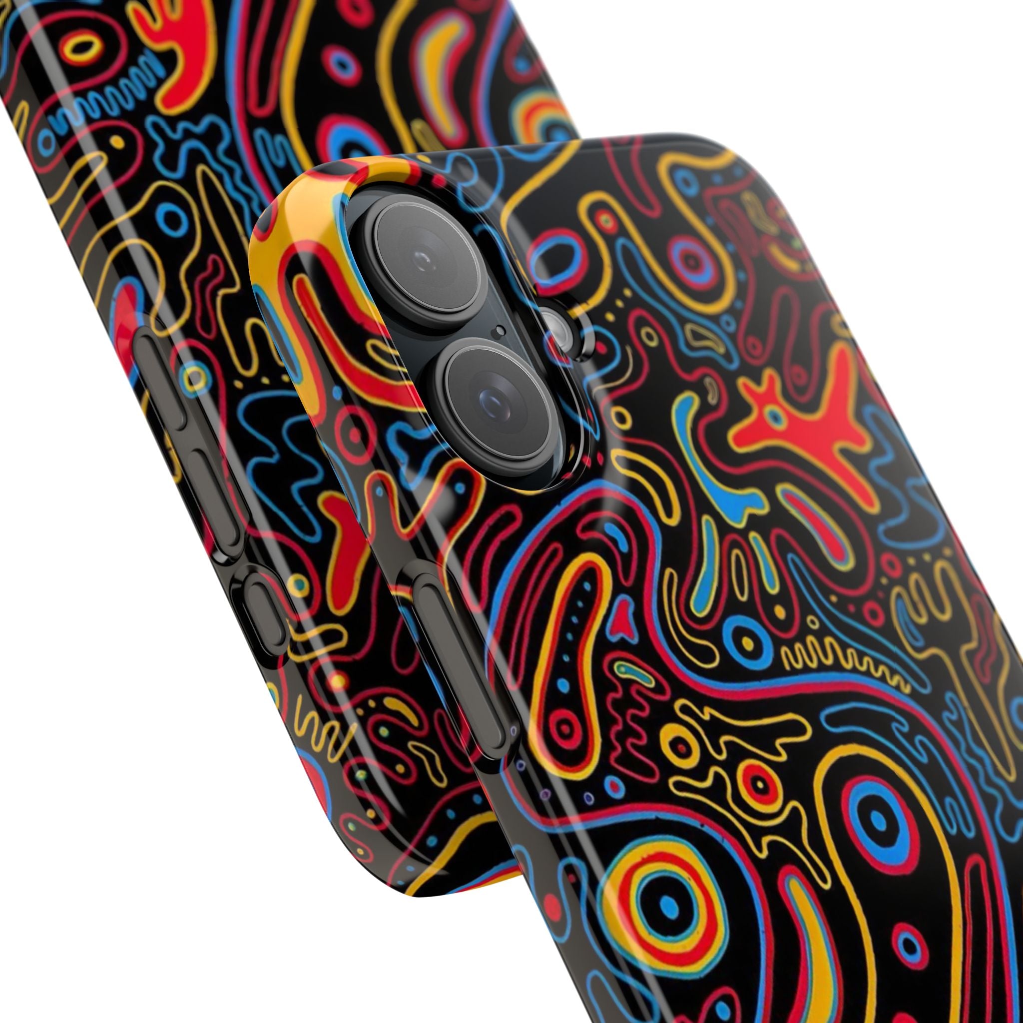 Neon Maze Phone Case