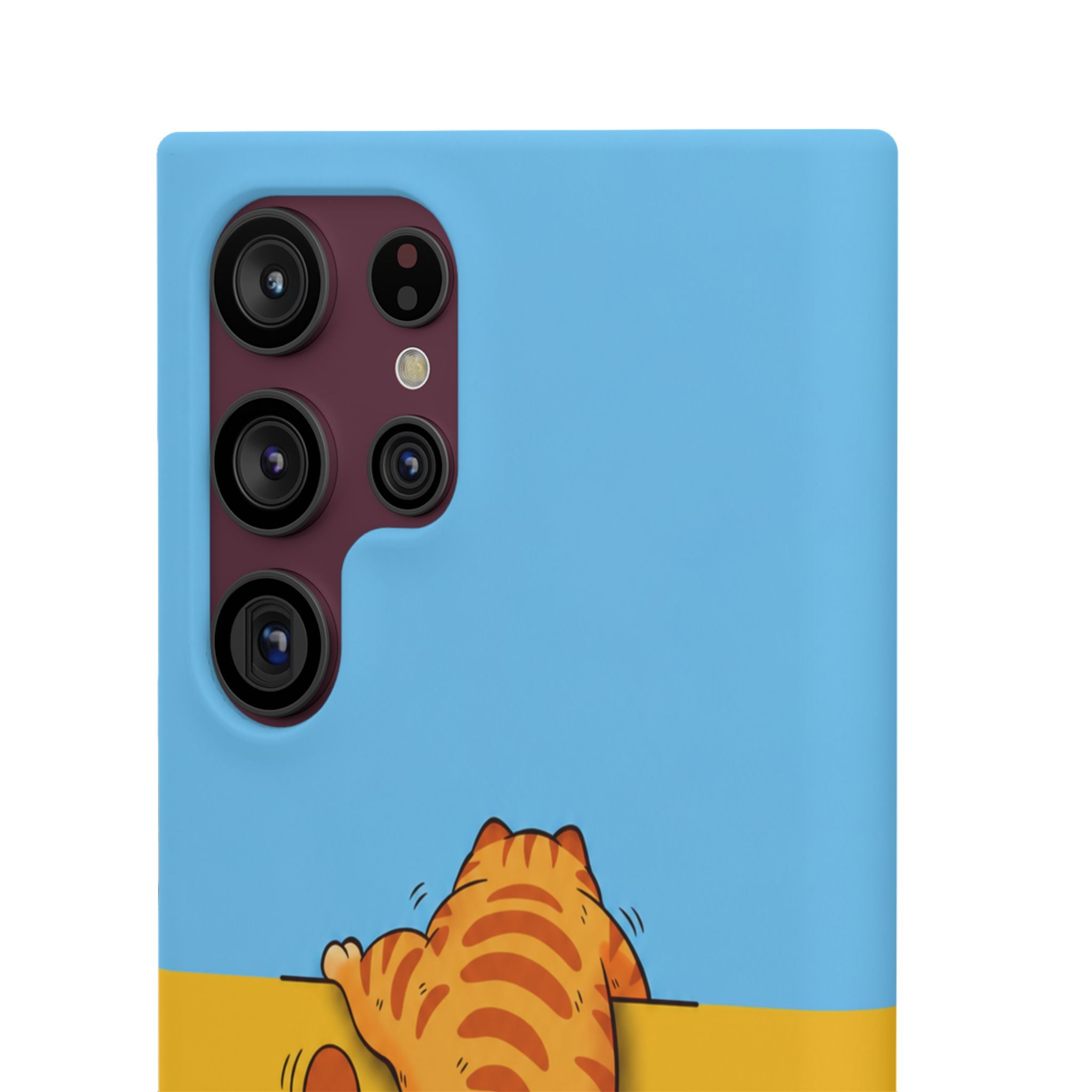 Peekaboo Orange Cat Phone Case